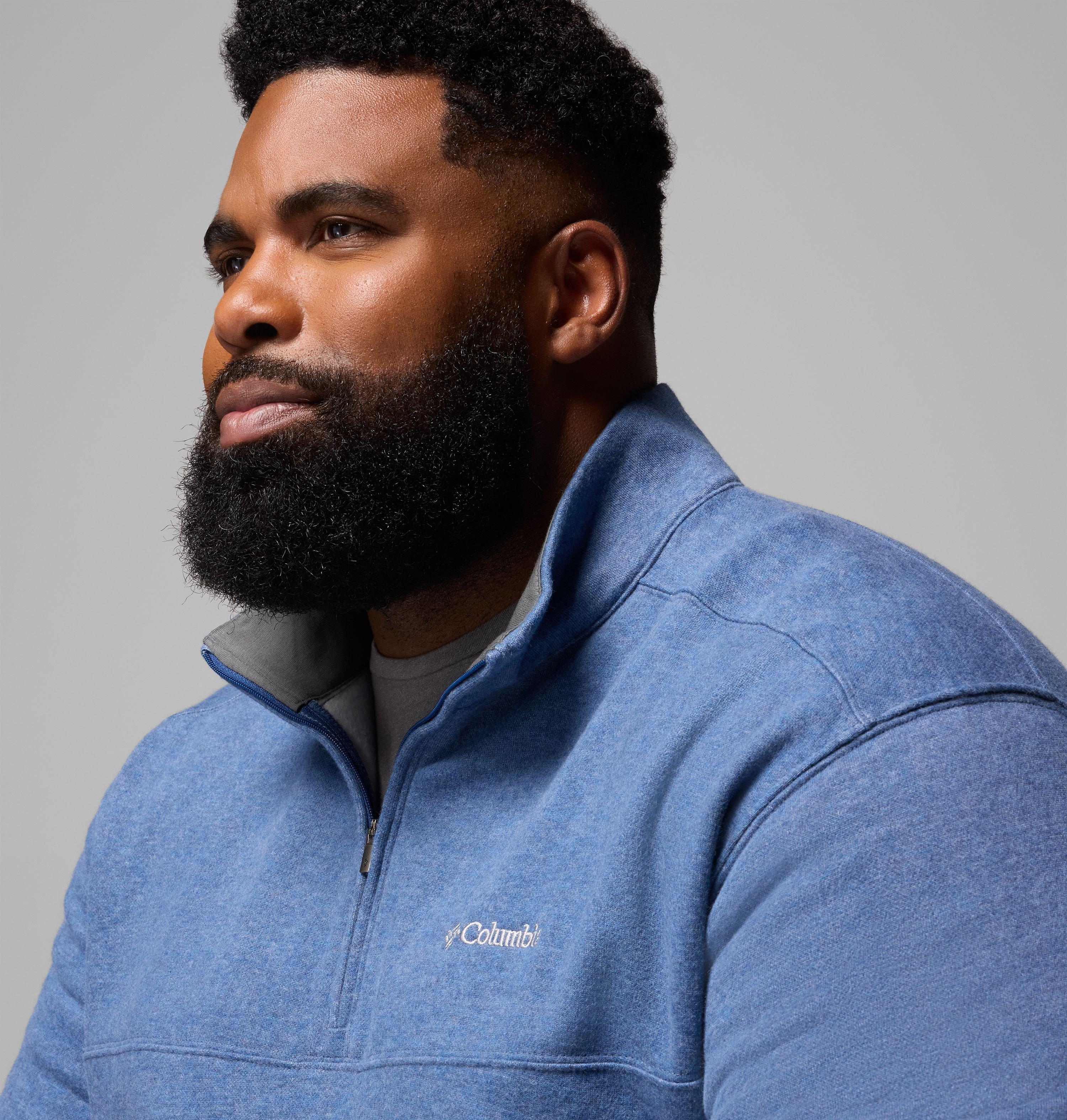 Men's Hart Mountain II Half Zip Sweatshirt - Big | 470 | 3X 5