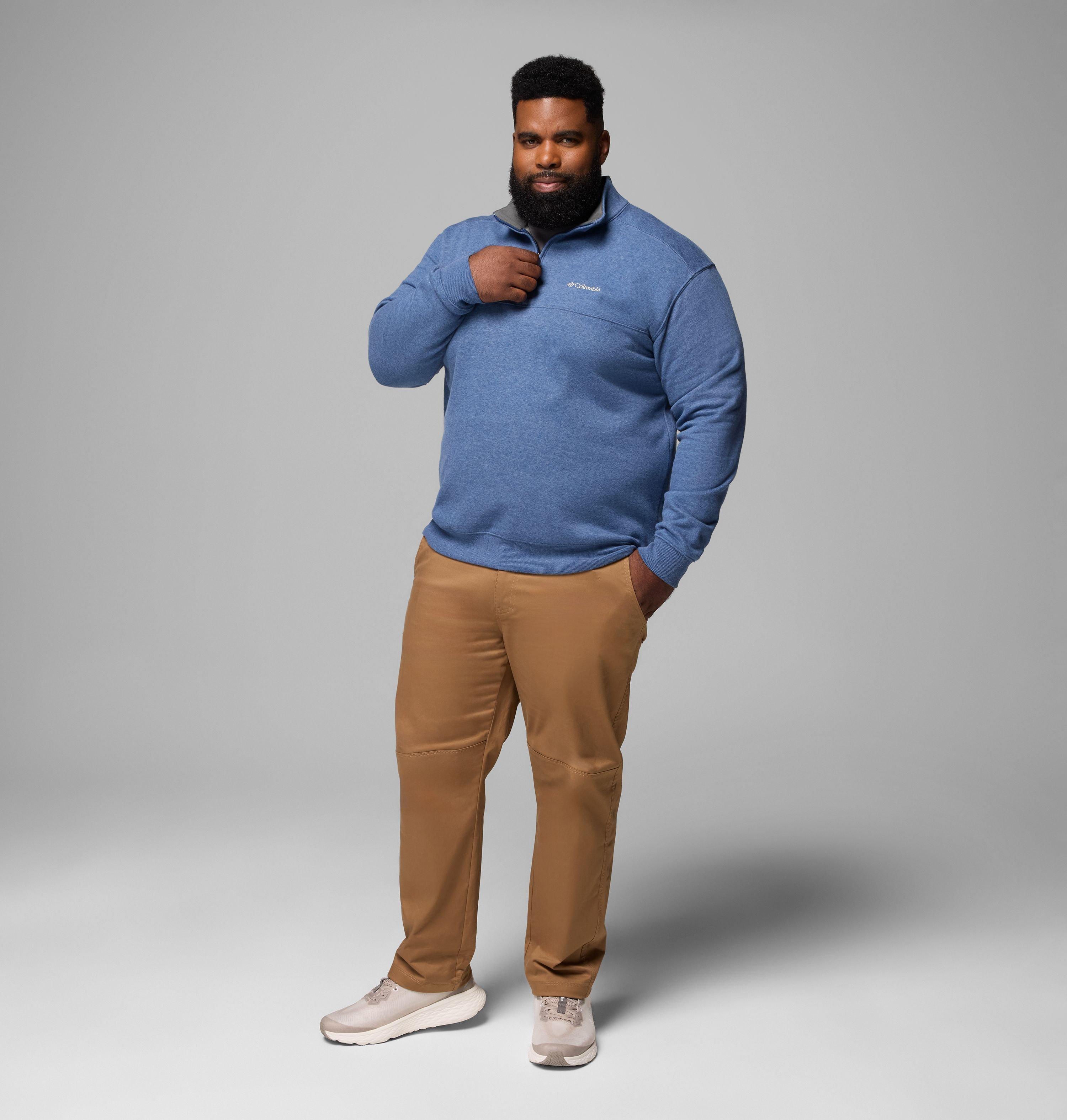 Men's Hart Mountain II Half Zip Sweatshirt - Big | 470 | 3X 2