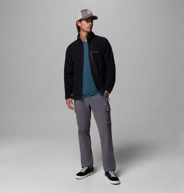 Men's Fast Trek II Full Zip Fleece, Color: Black, image 20