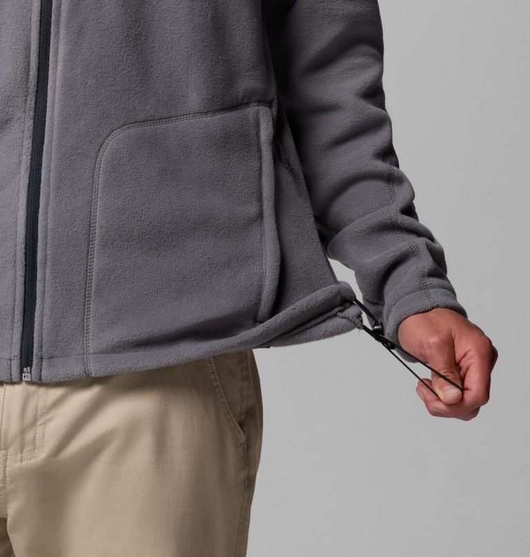 Men's Fast Trek II Full Zip Fleece, Color: City Grey, image 7