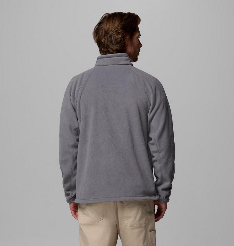 Men's Fast Trek II Full Zip Fleece, Color: City Grey, image 3