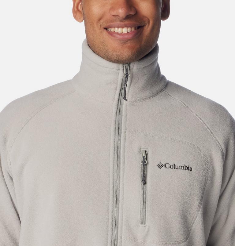 Men's Fast Trek II Full Zip Fleece, Color: Flint Grey, image 4