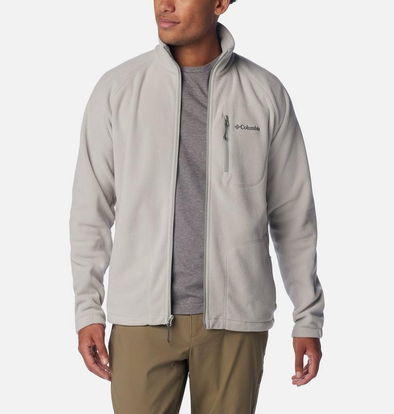 Men's Fast Trek II Full Zip Fleece, Color: Flint Grey, image 7