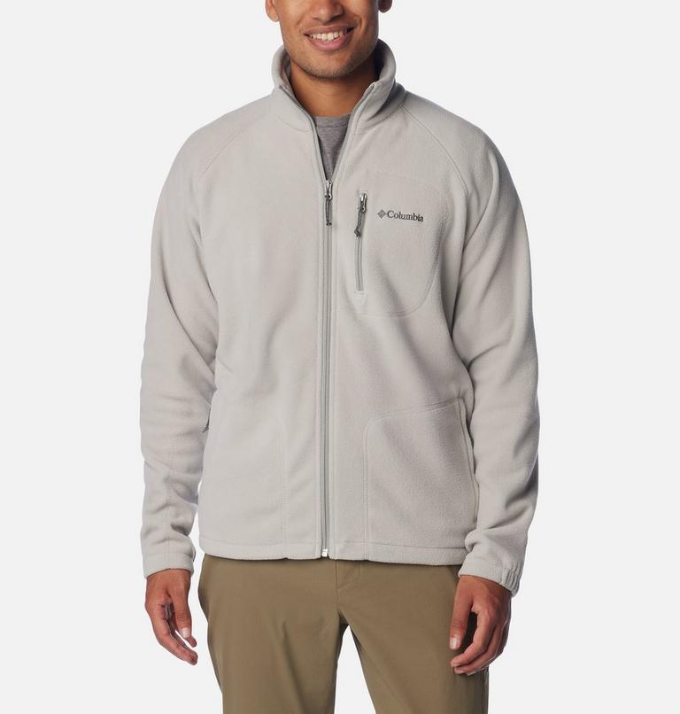 Men's Fast Trek II Full Zip Fleece, Color: Flint Grey, image 1