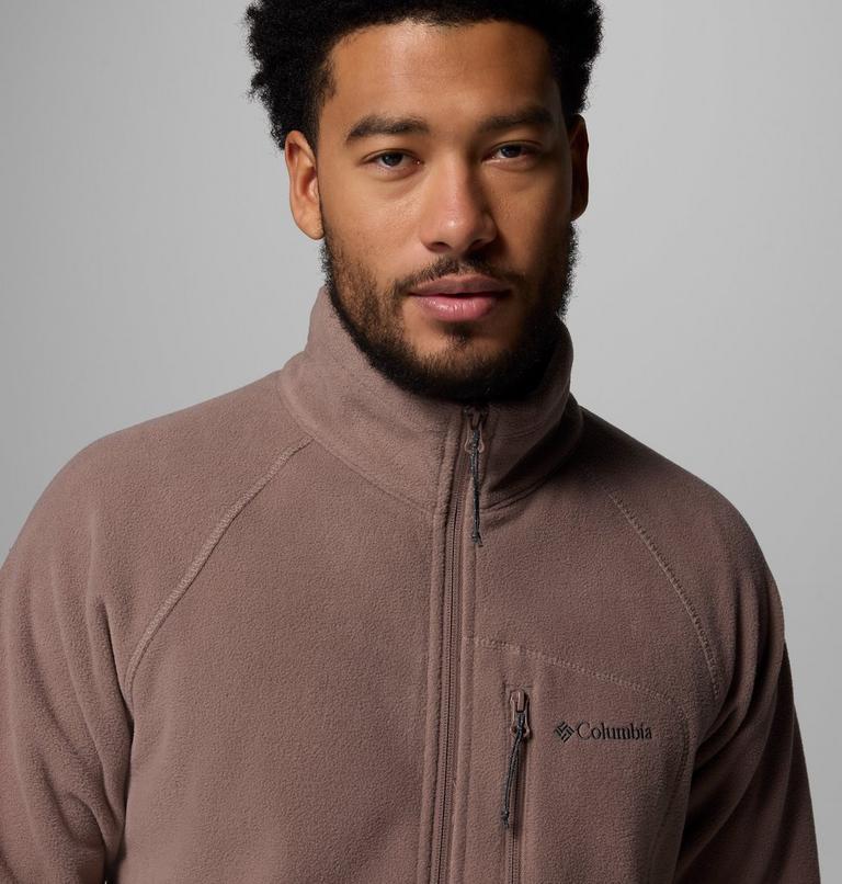 Men's Fast Trek II Full Zip Fleece, Color: Iron, image 6