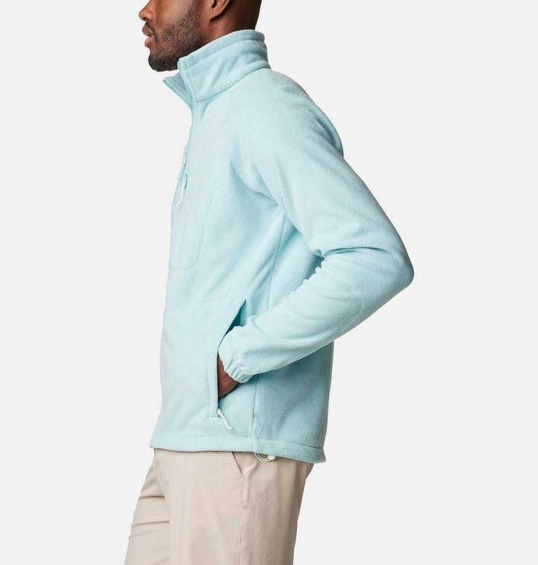 Men's Fast Trek II Full Zip Fleece, Color: Spray, image 3