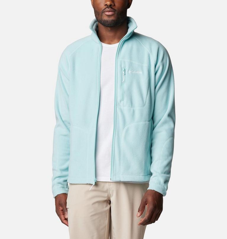 Men's Fast Trek II Full Zip Fleece, Color: Spray, image 7