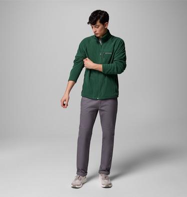 Men's Fast Trek II Full Zip Fleece, Color: Rain Forest, image 6