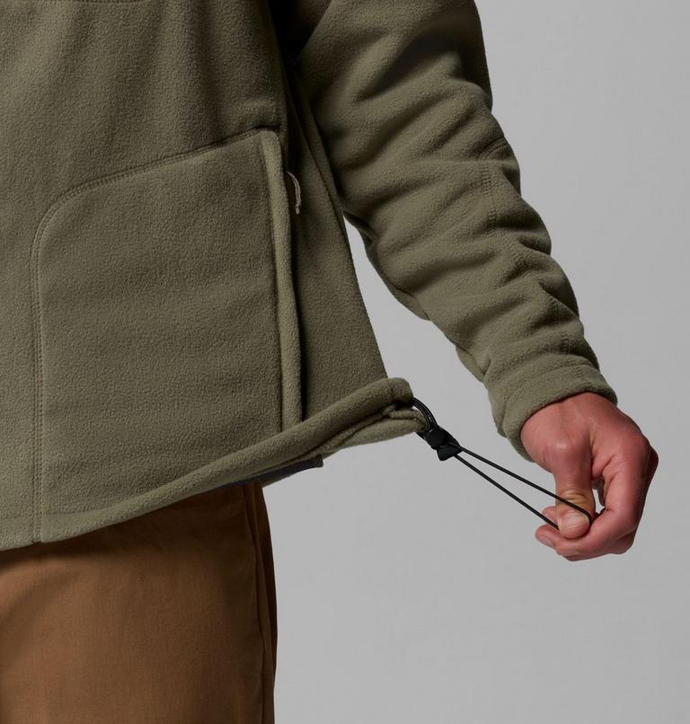 Men's Fast Trek II Full Zip Fleece, Color: Stone Green, image 6