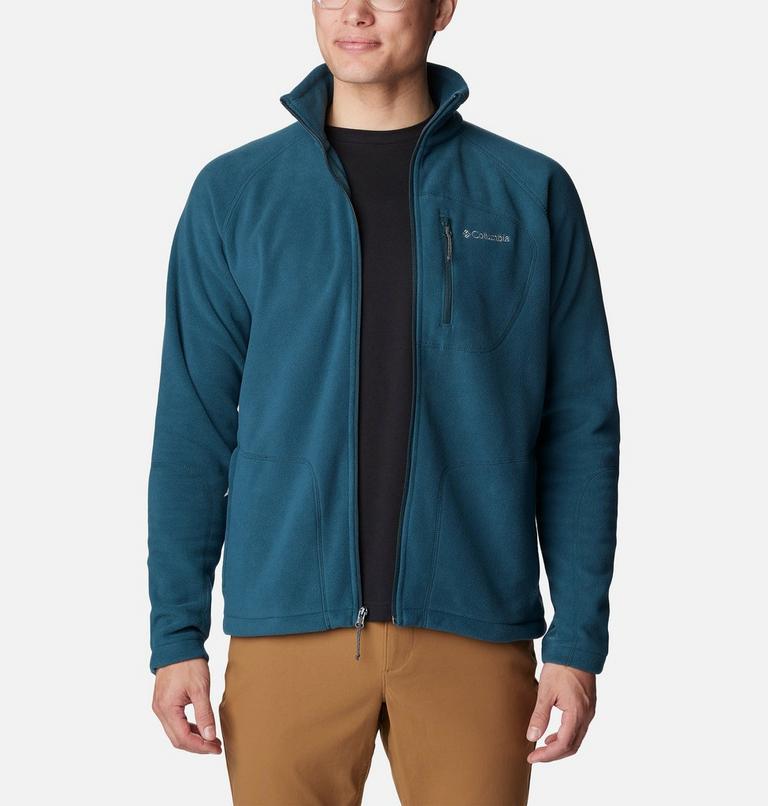 Men's Fast Trek II Full Zip Fleece, Color: Night Wave, image 7