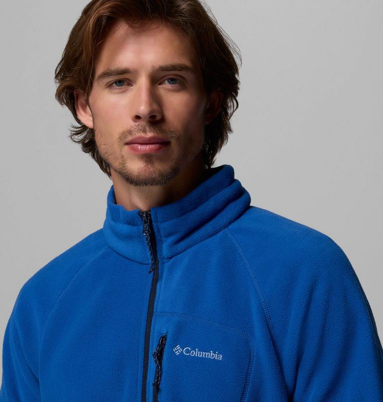 Men's Fast Trek II Full Zip Fleece, Color: Mountain Blue, image 6