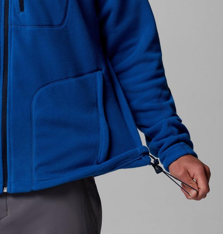 Men's Fast Trek II Full Zip Fleece, Color: Mountain Blue, image 7
