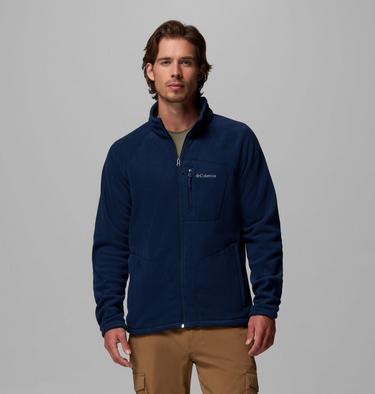 Men's Fast Trek II Full Zip Fleece, Color: Collegiate Navy, image 17