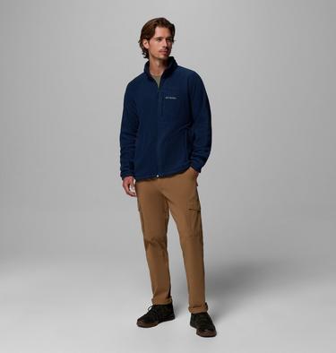 Men's Fast Trek II Full Zip Fleece, Color: Collegiate Navy, image 16