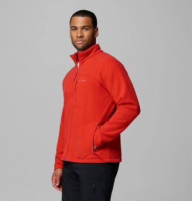 Men's Fast Trek II Full Zip Fleece, Color: Super Sonic, image 8