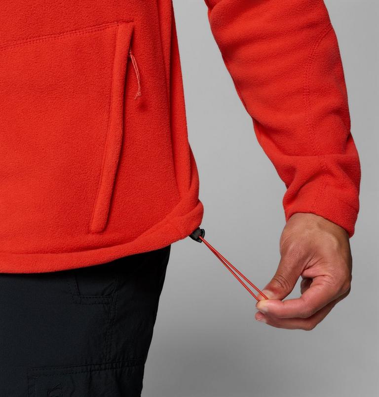 Men's Fast Trek II Full Zip Fleece, Color: Super Sonic, image 7