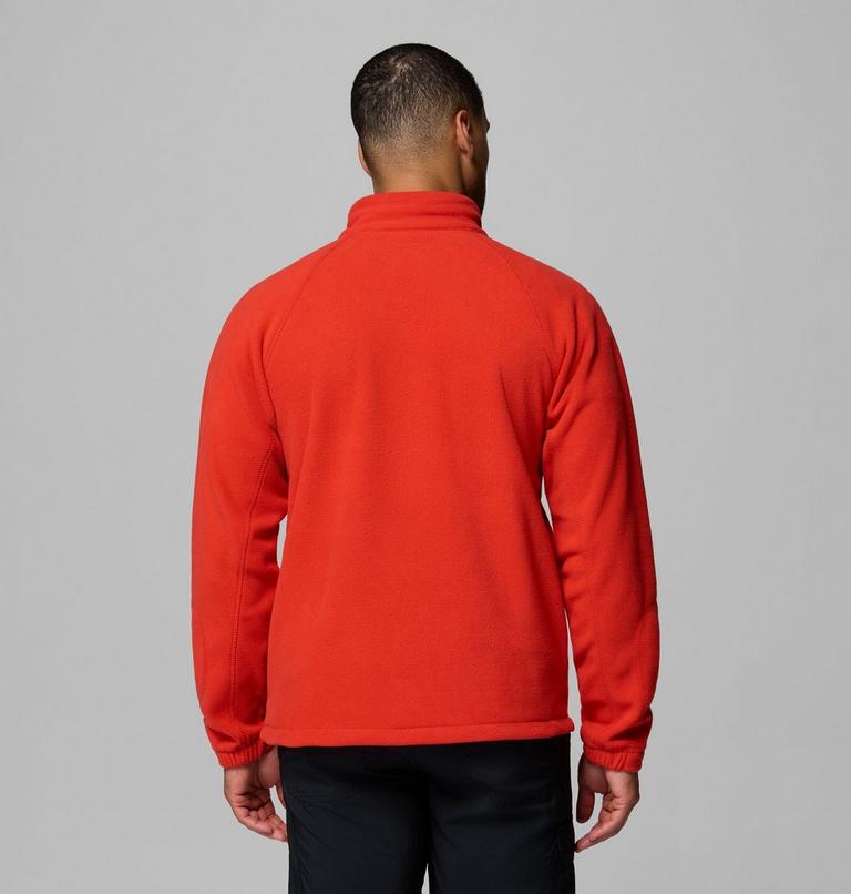 Men's Fast Trek II Full Zip Fleece, Color: Super Sonic, image 3