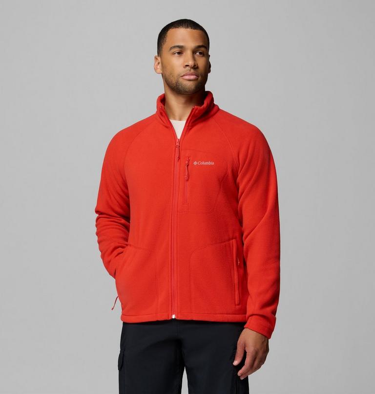Men's Fast Trek II Full Zip Fleece, Color: Super Sonic, image 1