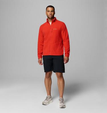 Men's Fast Trek II Full Zip Fleece, Color: Super Sonic, image 2