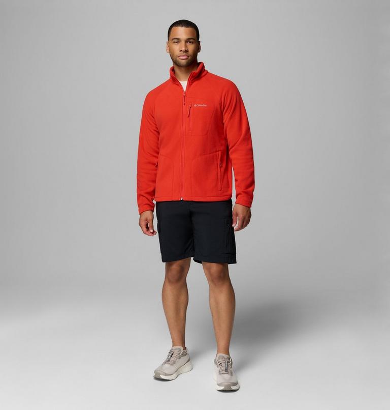 Men's Fast Trek II Full Zip Fleece, Color: Super Sonic, image 2