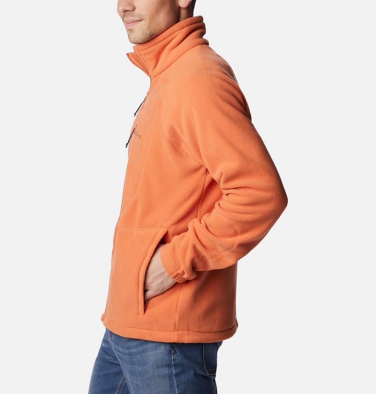 Men's Fast Trek II Full Zip Fleece, Color: Desert Orange, image 3
