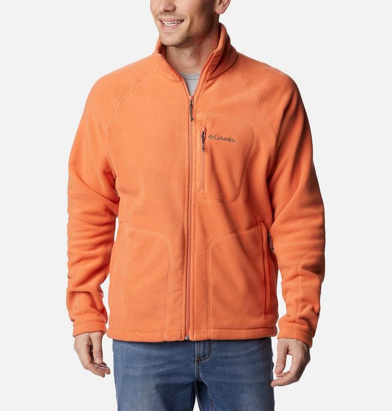 Men's Fast Trek II Full Zip Fleece, Color: Desert Orange, image 1