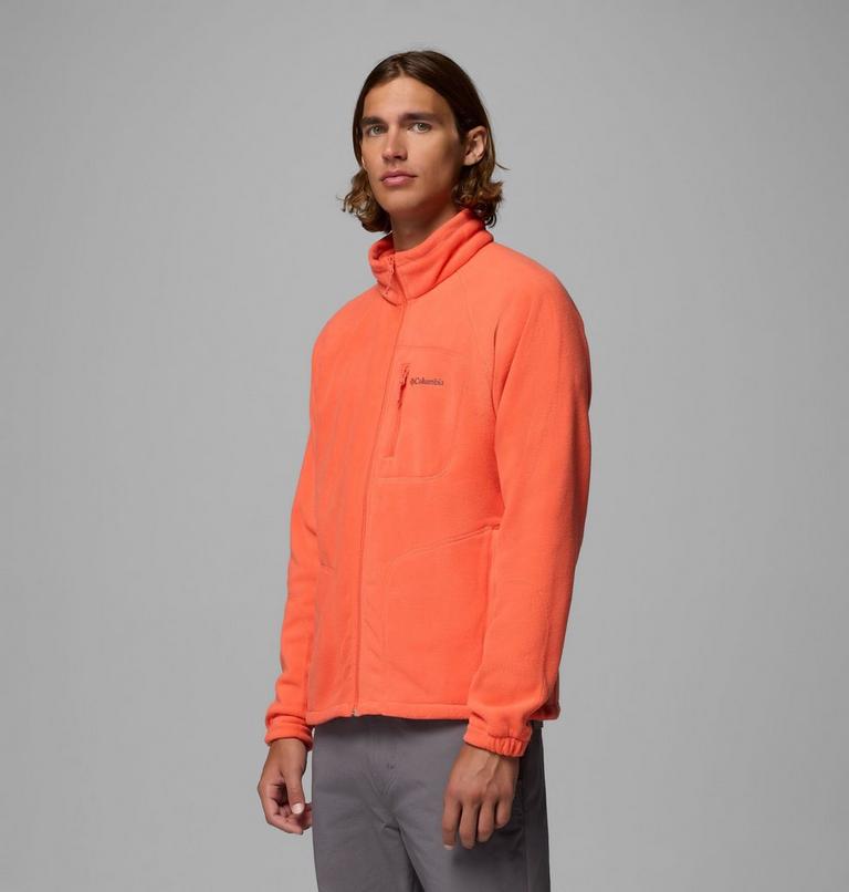 Men's Fast Trek II Full Zip Fleece, Color: Zing, image 4