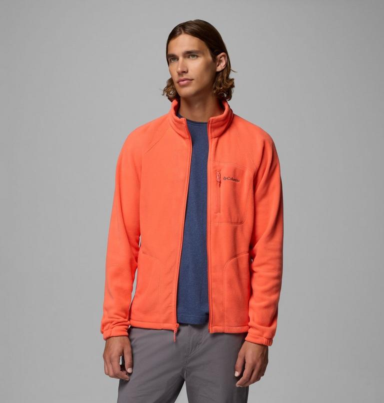 Men's Fast Trek II Full Zip Fleece, Color: Zing, image 5
