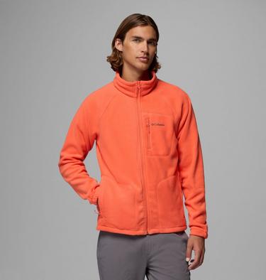 Men's Fast Trek II Full Zip Fleece, Color: Zing, image 1