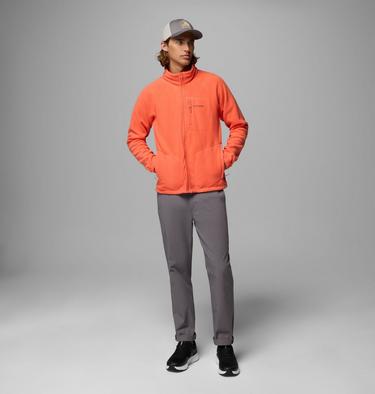 Men's Fast Trek II Full Zip Fleece, Color: Zing, image 2