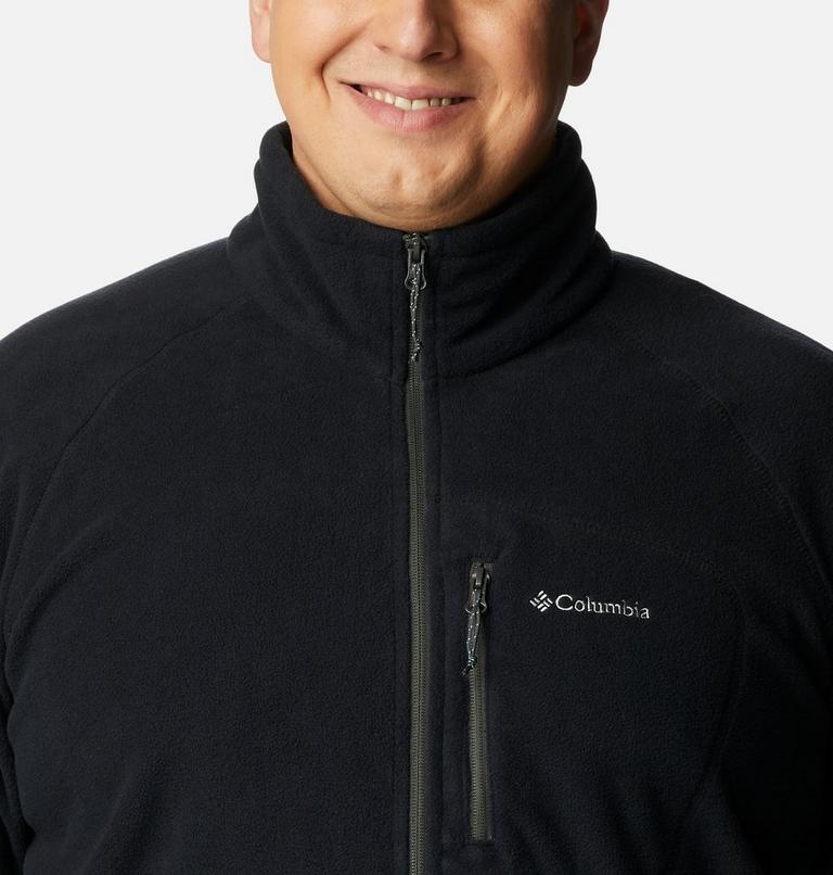 Men's Fast Trek II Full Zip Fleece - Extended Size, Color: Black, image 4