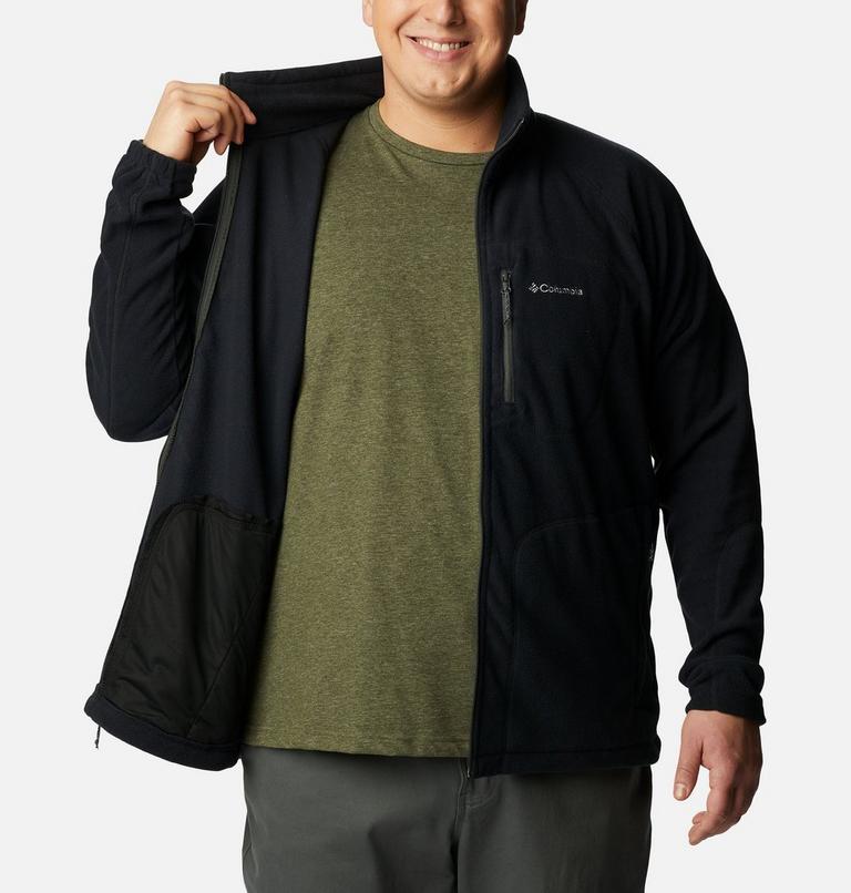 Men's Fast Trek II Full Zip Fleece - Extended Size, Color: Black, image 5