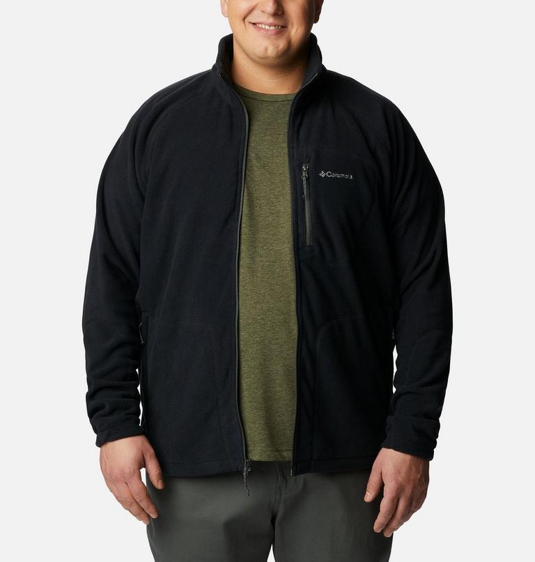 Men's Fast Trek II Full Zip Fleece - Extended Size, Color: Black, image 7