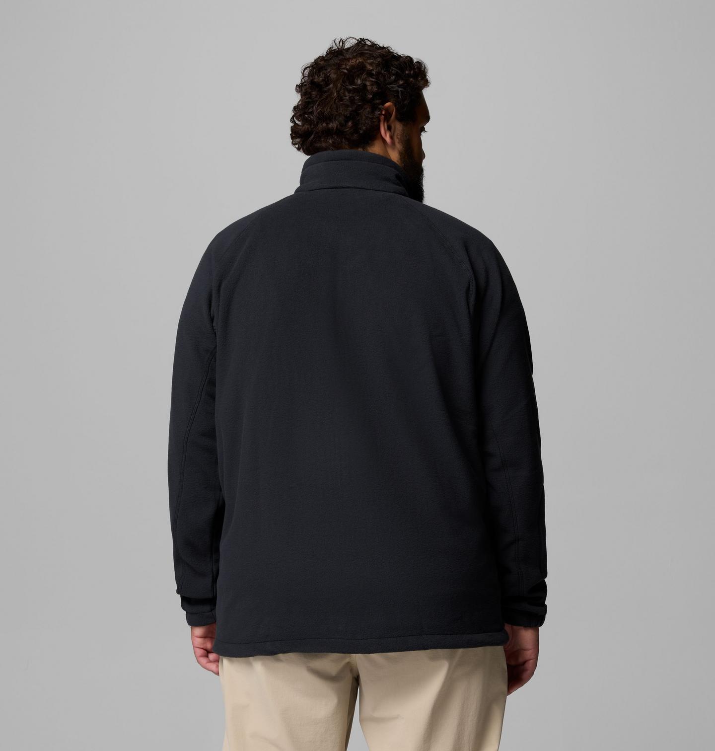 Мужские куртки Columbia Fast Trek II Full Zip Fleece - Big, цвет: Чёрный — фото 3