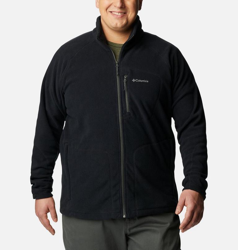 Men's Fast Trek II Full Zip Fleece - Extended Size, Color: Black, image 1