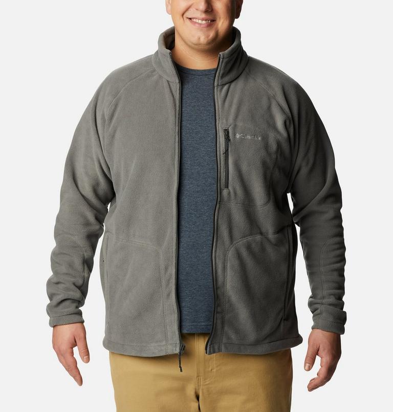 Men's Fast Trek II Full Zip Fleece - Extended Size, Color: City Grey, image 7