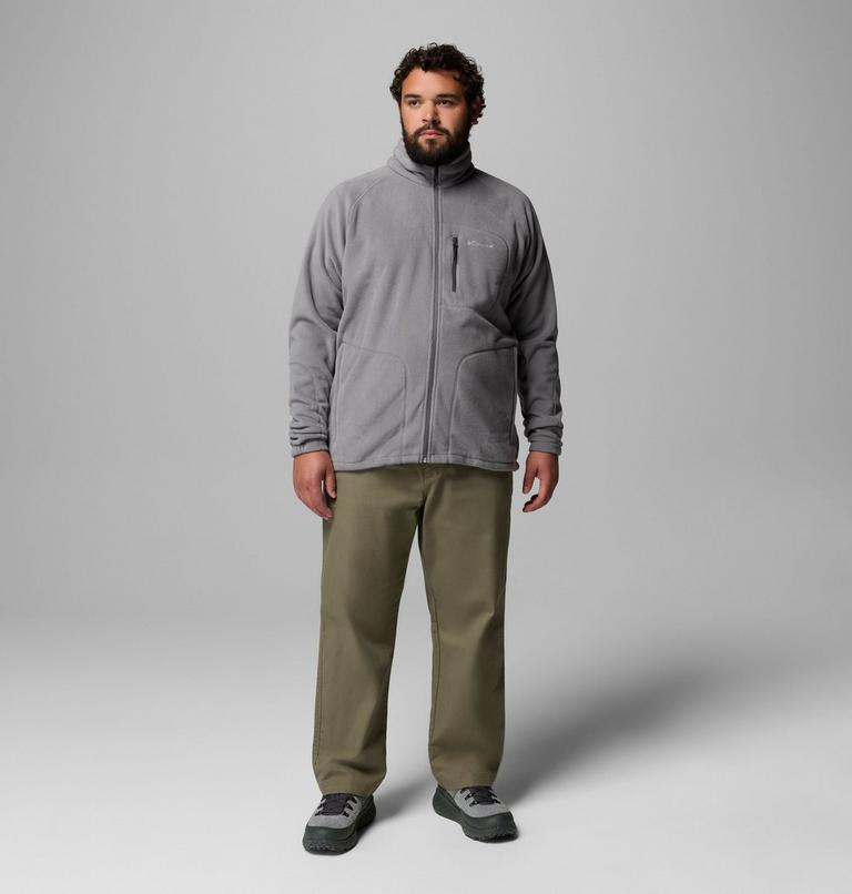 Men's Fast Trek II Full Zip Fleece - Extended Size, Color: City Grey, image 2