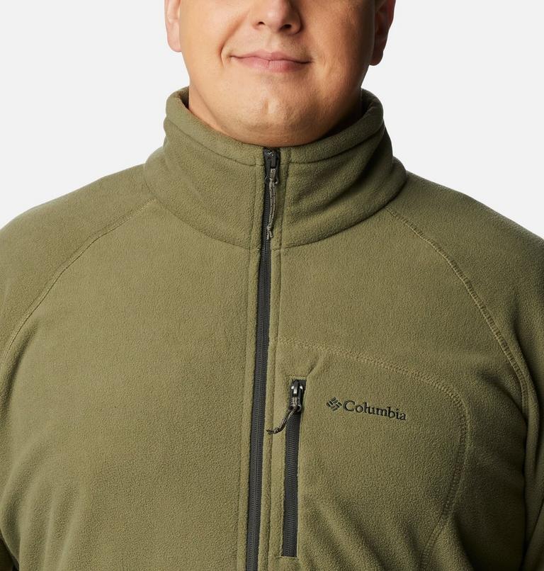 Men's Fast Trek II Full Zip Fleece - Extended Size, Color: Stone Green, image 4