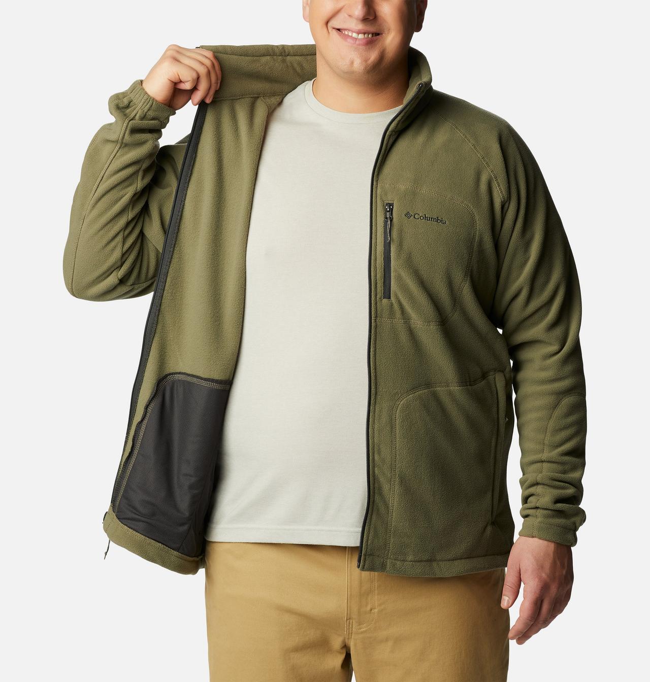 Polaire avec fermeture éclair complète Fast Trek™ II pour homme - Large 5