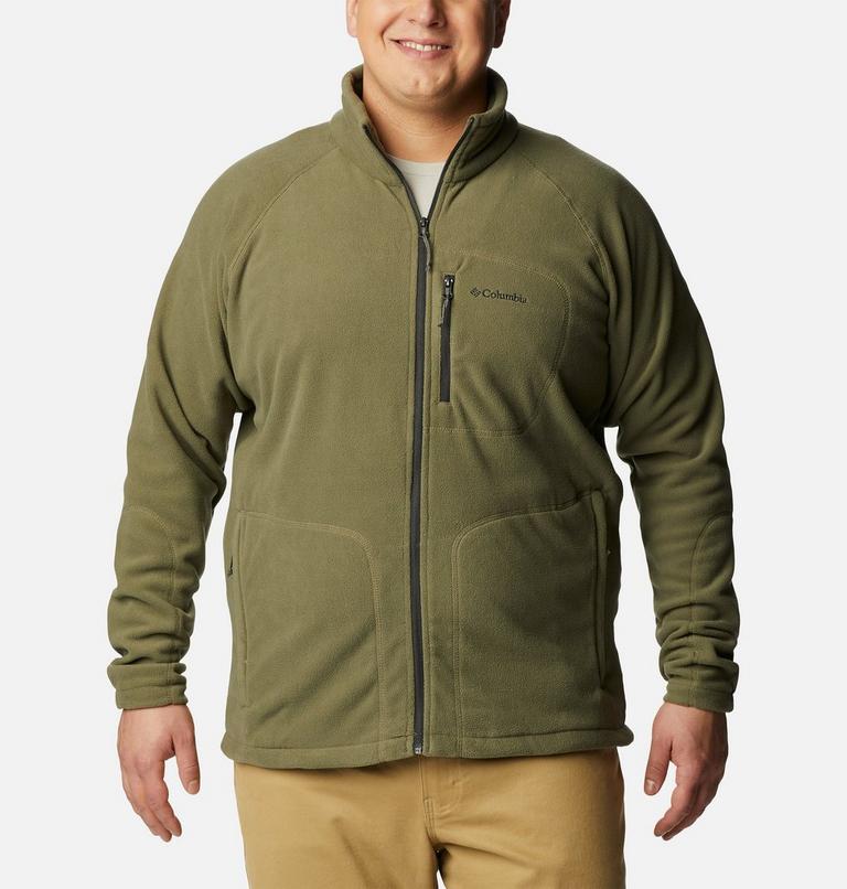 Men's Fast Trek II Full Zip Fleece - Extended Size, Color: Stone Green, image 1
