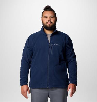 Men's Fast Trek II Full Zip Fleece - Extended Size, Color: Collegiate Navy, image 3