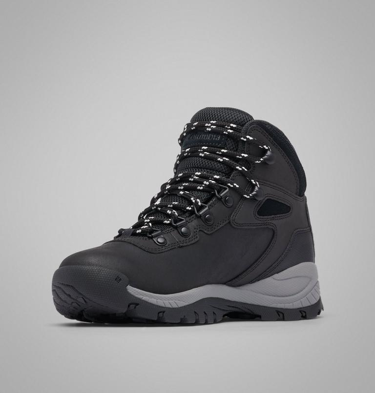 Women's Newton Ridge Plus Waterproof Hiking Boot, Color: Black, Chalk, image 7