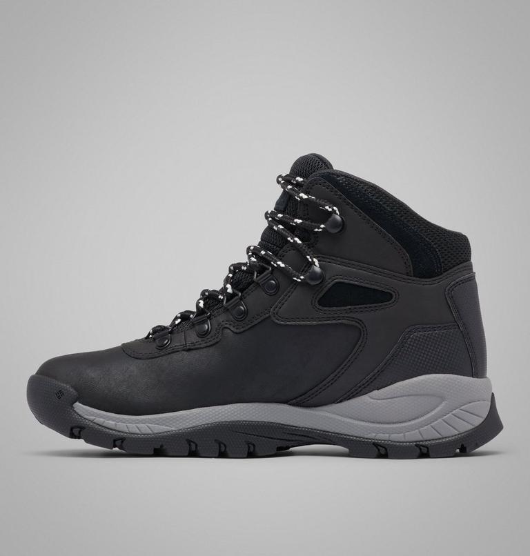 Women's Newton Ridge Plus Waterproof Hiking Boot, Color: Black, Chalk, image 6