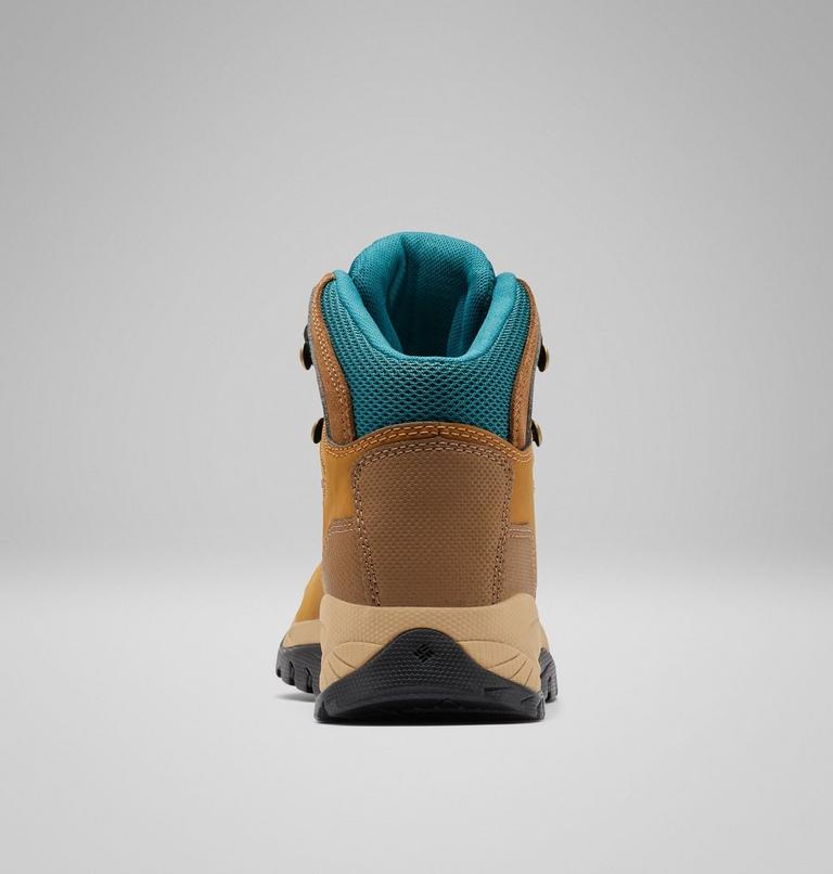 Women's Newton Ridge Plus Waterproof Hiking Boot, Color: Elk, River Blue, image 2