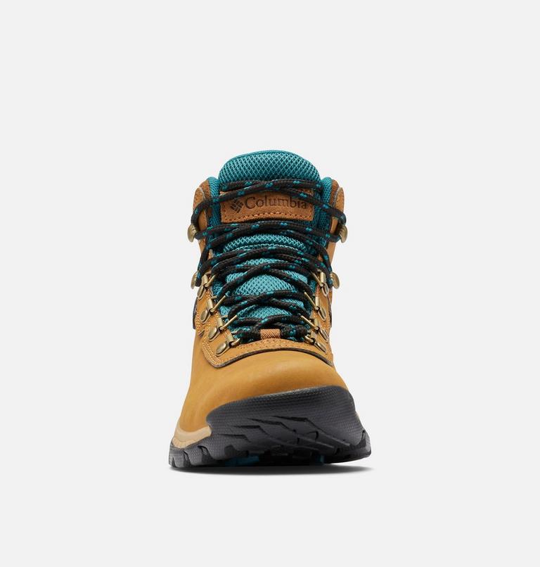 Women's Newton Ridge Plus Waterproof Hiking Boot, Color: Elk, River Blue, image 7