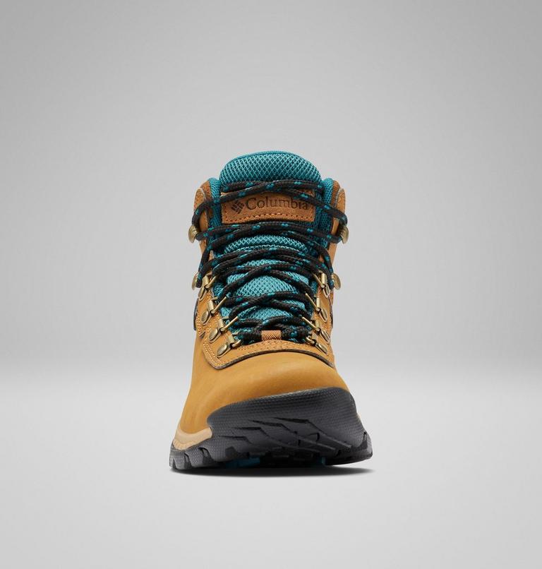 Women's Newton Ridge Plus Waterproof Hiking Boot, Color: Elk, River Blue, image 9