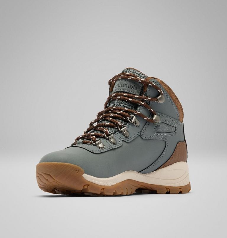 Women's Newton Ridge Plus Waterproof Hiking Boot, Color: Sedona Sage, Nutmeg, image 7