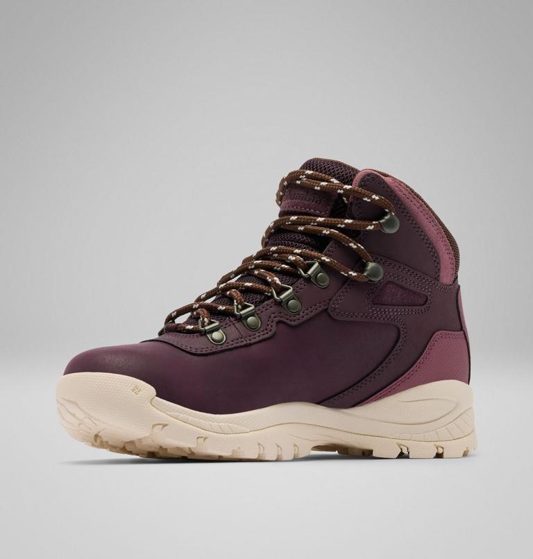 Women's Newton Ridge Plus Waterproof Hiking Boot, Color: Moonvista, Antique Mauve, image 7