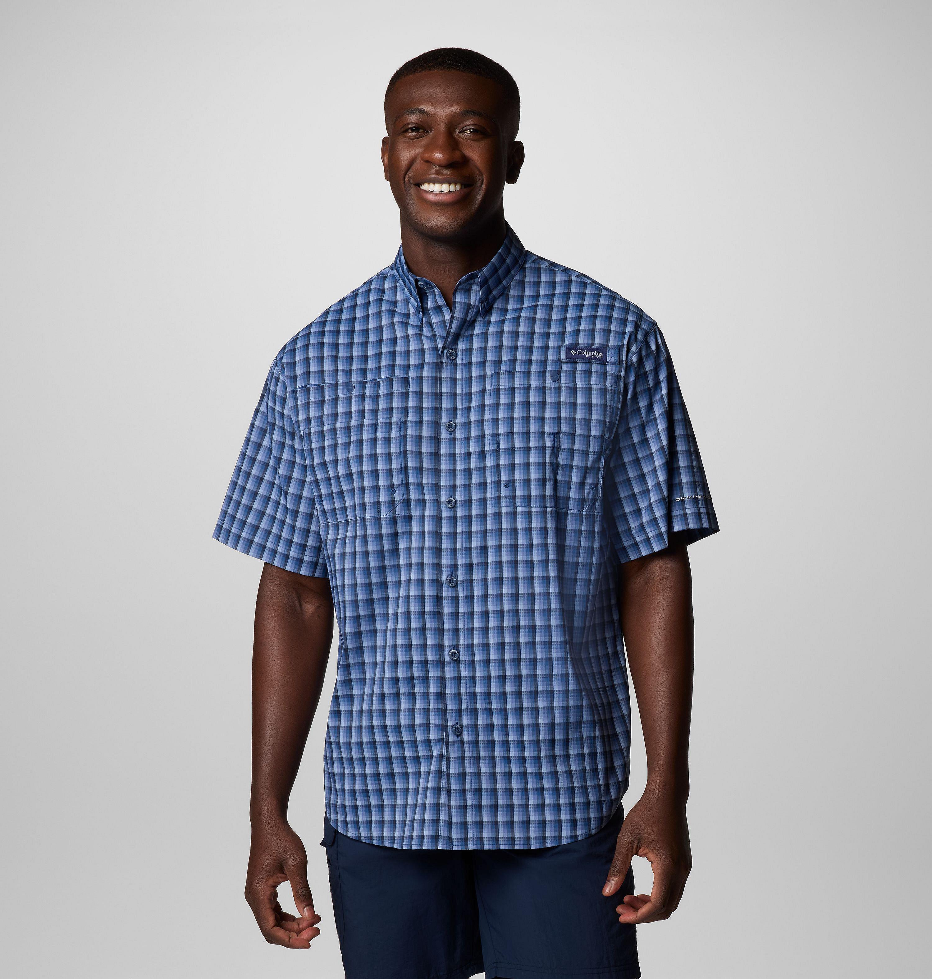 ESOColumbia PFG オムニテック Men's PFG Super PFG Tamiami Short Sleeve Shirt | Columbia