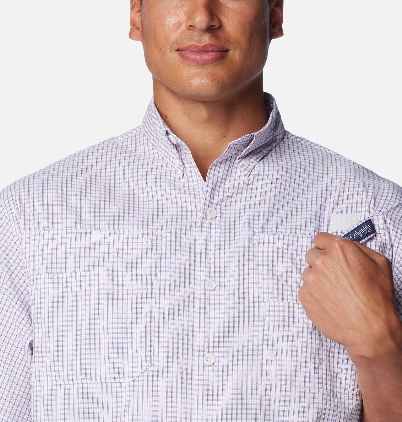 Chemise homme Clemson Tigers orange moyen à carreaux